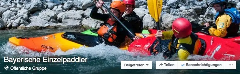 Bayerische EInzelpaddler in den sozialen Medien